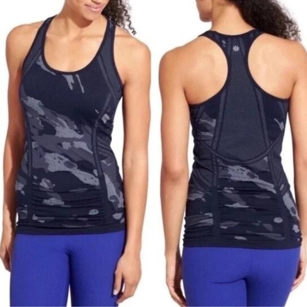 Athleta Fast Track Camo racerback tank Small